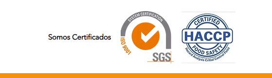 Certificações ISO 9001 e HACCP